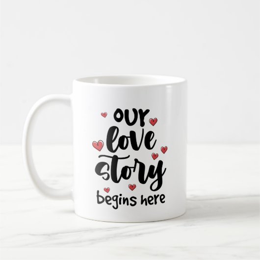 Mug Mug, le cadeau romantique de la Saint-Valentin (Gauche)