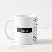 Mug Mug, le Motif des mathématiques (Gauche)