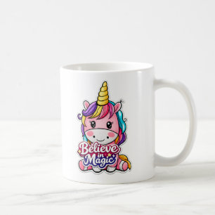 Mug "Mug Licorne 'Croire en la Magie'" ☕💖 or more nat