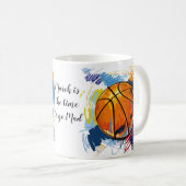 Mug Mug-Mad café pour le basket-ball (Devant droit)