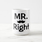 Mug Mug/Mr juste avec la moustache (Centre)