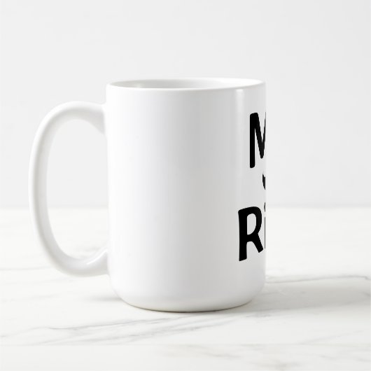 Mug Mug/Mr juste avec la moustache (Gauche)