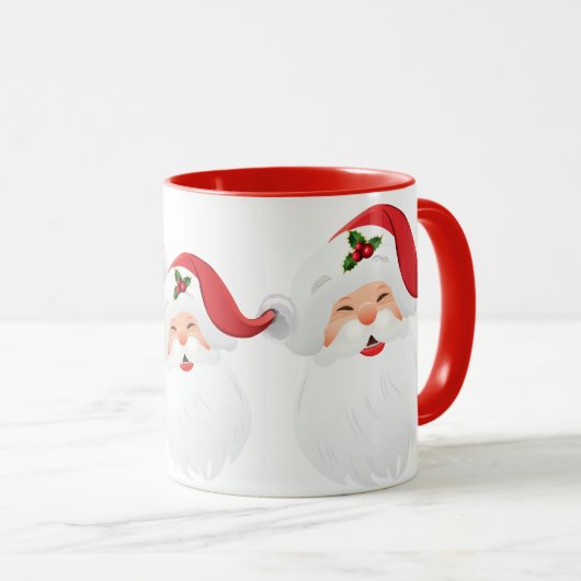 Mug Mug-Père Noël à café de vacances (Devant droit)