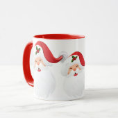 Mug Mug-Père Noël à café de vacances (Devant gauche)