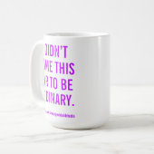 Mug, Mug pour filles sur mesure, Mug pour femmes (Devant gauche)
