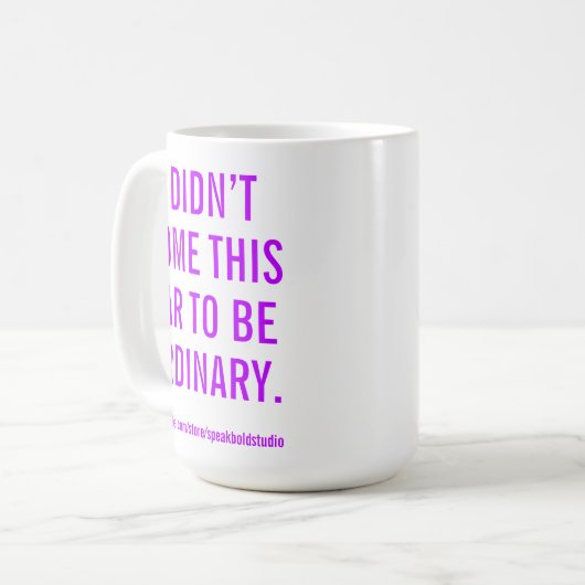 Mug, Mug pour filles sur mesure, Mug pour femmes (Devant gauche)