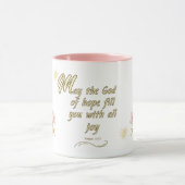 Mug Mug: Romans 15:13 Bible Verse  (Centre)