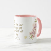Mug Mug: Romans 15:13 Bible Verse  (Devant droit)