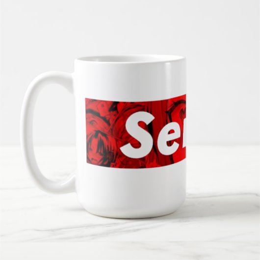 Mug ☕Mug Senpai Vibes Café – Style Anime Mignon ☕ (Gauche)