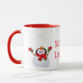 Mug Mug-Snowman-Mo' adim Lesimkha (Gauche)