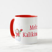 Mug Mug-Snowman-Noël-Mele Kalikimaka (Devant gauche)