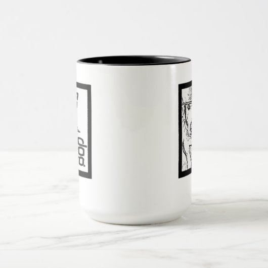 Mug Mug. SpaceDog. (Centre)