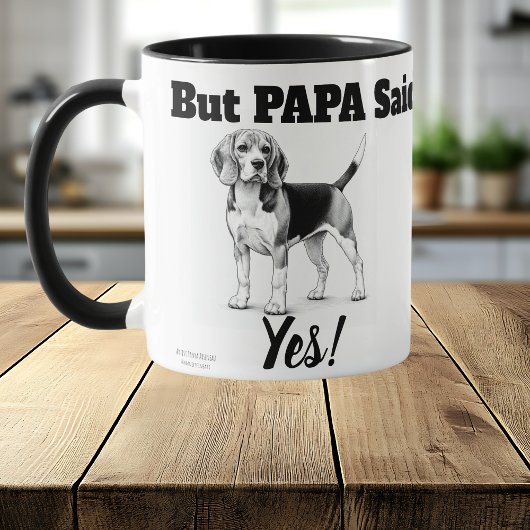 Mug Mug/typographie beagle