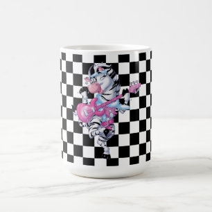 Mug Mug/Zèbre et À damiers