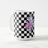 Mug Mug/Zèbre et À damiers (Devant gauche)