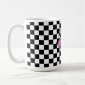 Mug Mug/Zèbre et À damiers (Gauche)