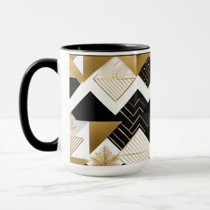 Mug muge de café abstrait Noël diamants