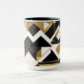 Mug muge de café abstrait Noël diamants (Centre)