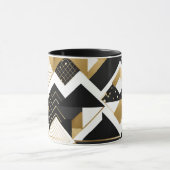 Mug muge de café abstrait Noël diamants (Centre)
