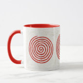 Mug Muge PINWHEEL MOSAIC Rouge Combo (Gauche)