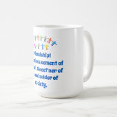 Mug MugFriendship Mysterious Cement - Citation d'amiti (Devant droit)