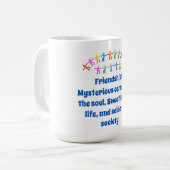 Mug MugFriendship Mysterious Cement - Citation d'amiti (Devant gauche)