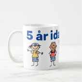 Mug Mugg 5 år idag (Gauche)
