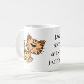 Mug Mugg katt Jag är både snygg och söt (Devant gauche)