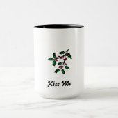 Mug Mugg mistel  KISS ME ( Kyss mig ) (Centre)