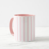 Mug Mugue à rayures verticales blanches avec des ligne (Devant gauche)