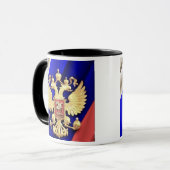 Mug Mugue au blason russe (Devant gauche)