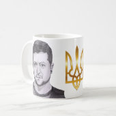 Mug Mugue Autographe Zelensky (Devant gauche)