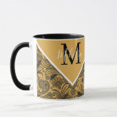 Mug Mugue cachemire noir et or (Gauche)