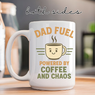 Mug Mugue Carburant pour Papa – Cadeau Drôle pour Papa