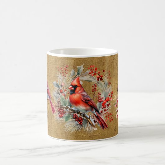 Mug Mugue Cardinal Rouge et Or (Centre)