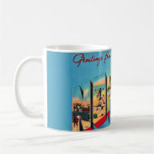 Mug Mugue Carte Postale de Norfolk VA (Gauche)