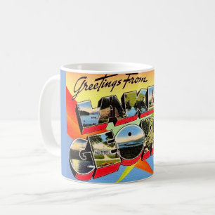 Mug Mugue Carte Postale Rétro du Lac George