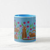MUG MUGUE CHAT MIGNON BLEU (Centre)