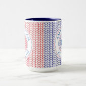 Mug Mugue Combiné Navy Grand Format pour VÉTÉRAN AMÉRI (Centre)