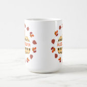 Mug Mugue Combo Citrouille Carreau et Feuilles d'Autom (Centre)