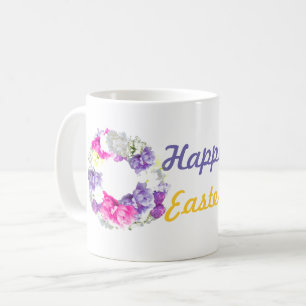 Mug Mugue Couronne Fleurie Joyeuses Pâques