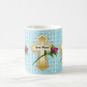 Mug mugue Croix chrétienne Grace Rose (Centre)