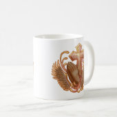 Mug mugue Croix Mains de Prière Chrétienne (Devant droit)