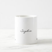 Mug Mugue de fleur de naissance de septembre – Aster (Centre)
