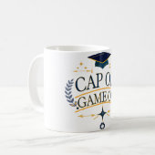 Mug Mugue de remise de diplôme Cap On Game On (Devant gauche)