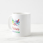 Mug Mugue de sensibilisation à l'autisme (Devant gauche)
