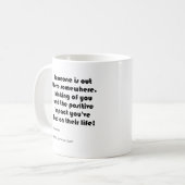 Mug Mugue drôle pour penser à toi (Devant gauche)