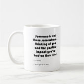Mug Mugue drôle pour penser à toi (Gauche)