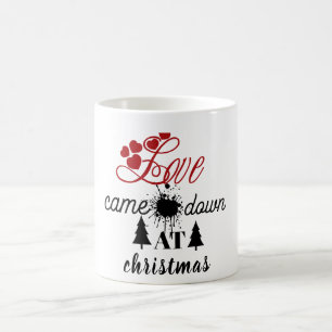 Mug Mugue Empreinte de Patte et Arbres 'L'amour Est De