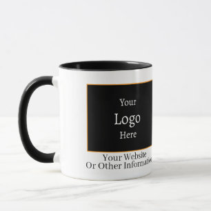 Mug Mugue Marque Entreprise Noire